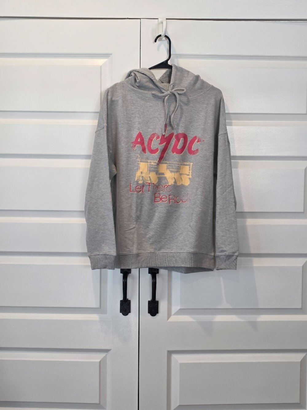 NWOT: AC/DC Vintage Canvas Let There Be Rock Sweatshirt, Unisex